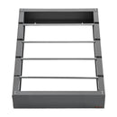 Vadu ruļļu statīvs ar 4 regulējamiem stieņiem — sienas stiprināms ruļļu turētājs ar 68 kg slodzes kapacitāti