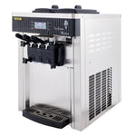 VEVOR 2200W Komerciālā Mīkstā Saldējuma Mašīna, 20–28 L/h, Galda Modelis, Piemērota Restorāniem, Bāriem, Kafejnīcām, Maiznīcām