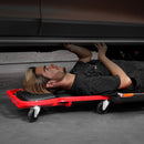 VEVOR 44 collu mehāniķa rullis ar 136 kg ietilpību, automobiļu rullis