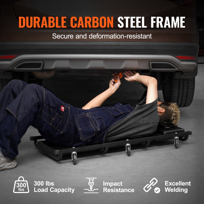 VEVOR mechanic crawler chair 102 cm, 136 kg