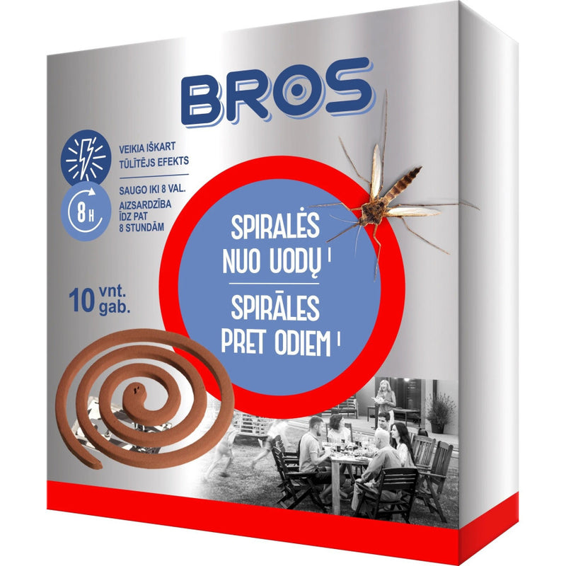 Bros spirāles pret odiem 10 gb, NEW Izc.PL