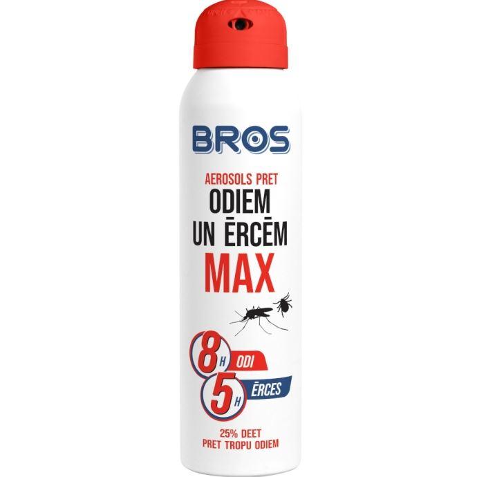 Bros MAX aerosols pret odiem un ērcēm 90ml Izc.PL