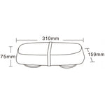 Светодиодная оранжевая мигающая лампа, с магнитом, R65 R10, 310x75x159 мм
