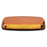 LED oranžā brīdinājuma gaismas josla BLK0032 ar magnētisku stiprinājumu, 38 W, 12/24 V, 305 × 158 mm, R10, R65, IP67
