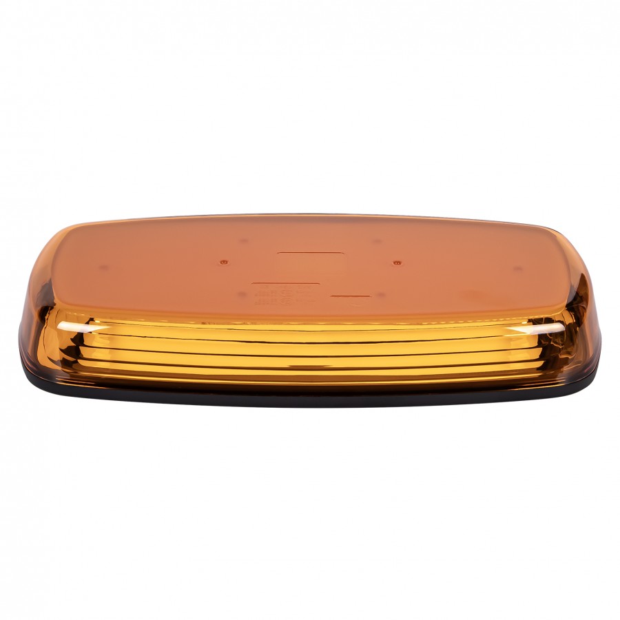 LED oranžā brīdinājuma gaismas josla BLK0032 ar magnētisku stiprinājumu, 38 W, 12/24 V, 305 × 158 mm, R10, R65, IP67