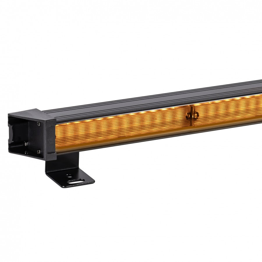 37W LED brīdinājuma gaismas panelis BLK0038-2, IP67, 1204×35mm, oranžs