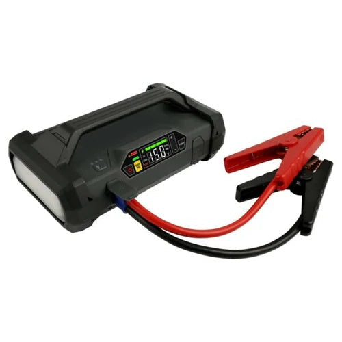 Car, motorcycle, boat starter (booster) Lokithor 12V with 2500A starting power, built-in compressor, starter wires, LED lamp, charging dock C-Type USB 
