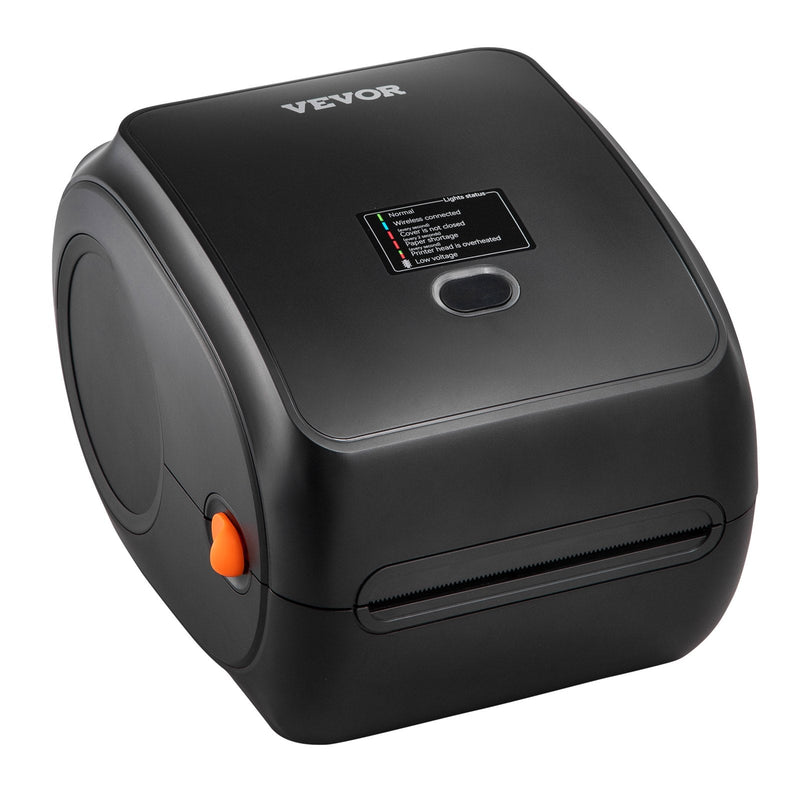 VEVOR termodrukas etiķešu printeris 4×6, 300 DPI, USB/Bluetooth, saderīgs ar Amazon, eBay, Etsy, UPS