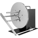 VEVOR etiķešu pārtīšanas ierīce, 120 mm platums, abpusēja darbība, sinhronizācija ar printeriem, max Ø 220 mm, rūpnieciskai lietošanai