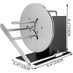 VEVOR etiķešu pārtīšanas ierīce, 120 mm platums, abpusēja darbība, sinhronizācija ar printeriem, max Ø 220 mm, rūpnieciskai lietošanai