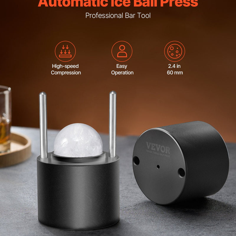 VEVOR Ledus Bumbiņu Veidotājs, 60mm Sfēra
