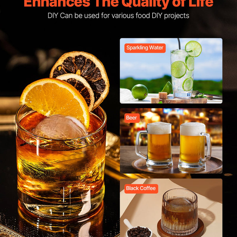 VEVOR Ledus Bumbiņu Veidotājs, 60mm Sfēra