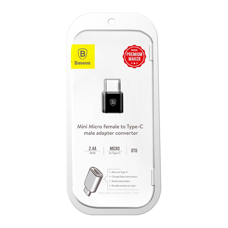 Baseus OTG adapter microUSB - USB-C must