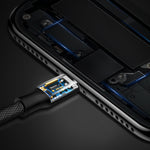 Кабель Baseus Yiven USB–Lightning, 1,2 м, 2 А, черный