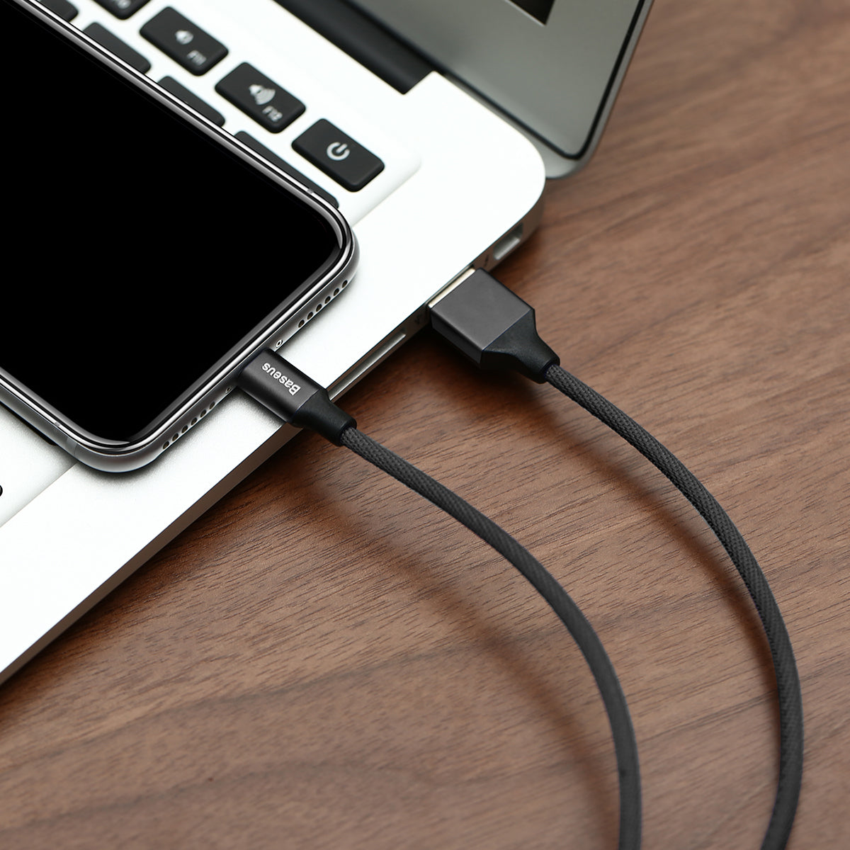 Кабель Baseus Yiven USB–Lightning, 1,2 м, 2 А, черный