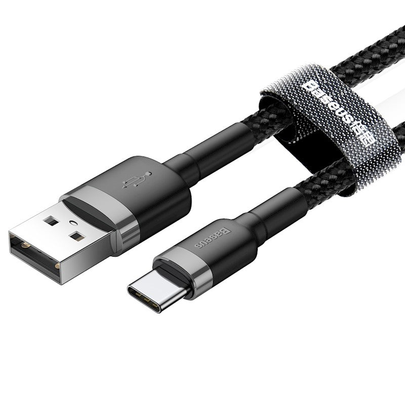 BASEUS 3A 0.5m USB-A. USB-C tipa uzlādes kabelis