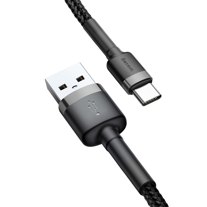 BASEUS 3A 0.5m USB-A. USB-C tipa uzlādes kabelis