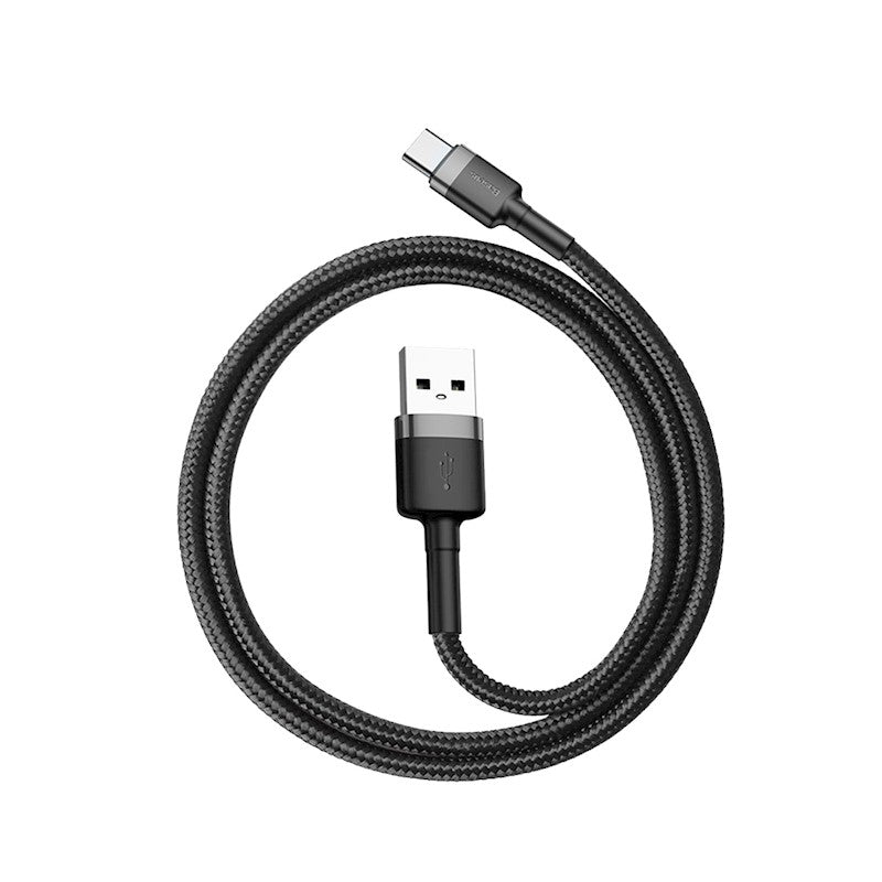 BASEUS 3A 0.5m USB-A. USB-C tipa uzlādes kabelis