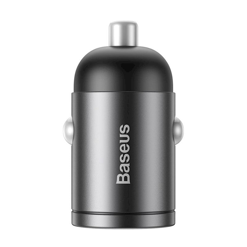 Baseus auto lādētājs Tiny Star Mini QC 3.0 30W 1x USB pelēks
