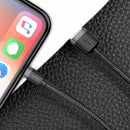 Baseus Cafule USB–Lightning kabelis 1,0 m, 2,4 A, pelēki melns