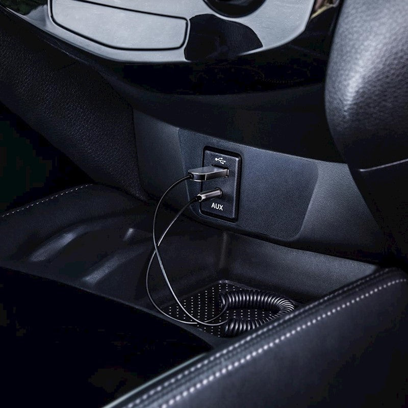 Baseus BA01 Bluetooth 5.0 uztvērējs ar 3,5 mm mini-jack pieslēgvietu, melns