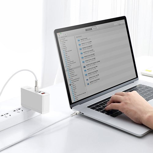 Baseus kabelis Cafule Metal PD USB-C - USB-C 1,0 m balts 100W