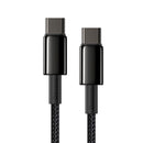 Baseus kabelis Tungsten PD USB-C - USB-C 1,0 m melns 100W