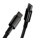 Baseus kabelis Tungsten PD USB-C - USB-C 1,0 m melns 100W