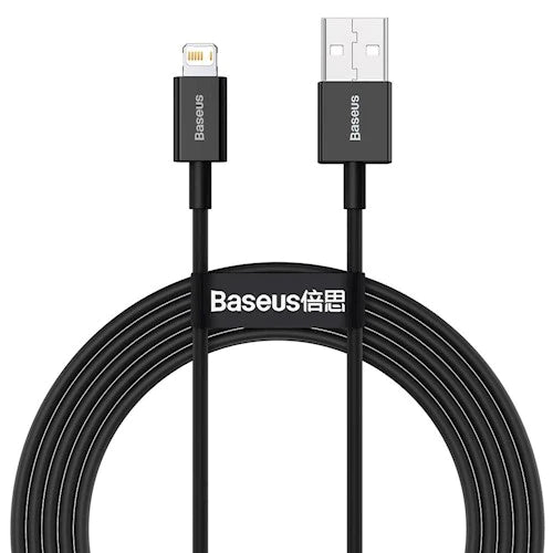Baseus kabelis Superior USB - Lightning 2,0 m 2,4A melns