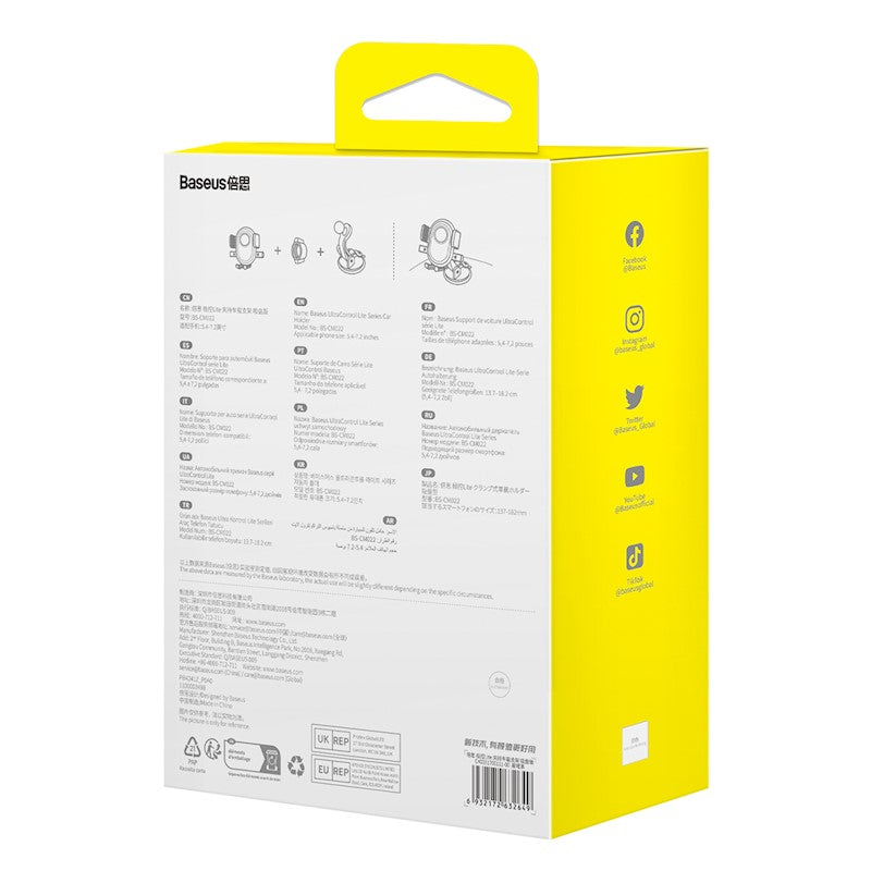 Baseus Ultra Control Lite iminapakettide autohoidja, must