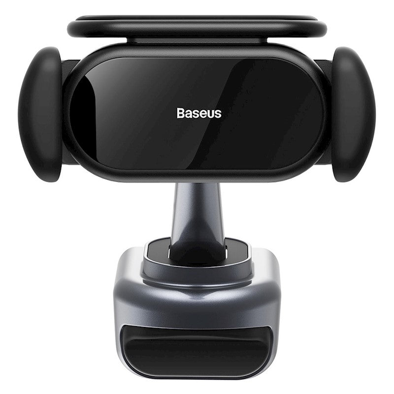 Baseus T-Space Car Holder, black, ventilation grille, solar