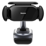 Baseus T-Space Car Holder, black, ventilation grille, solar
