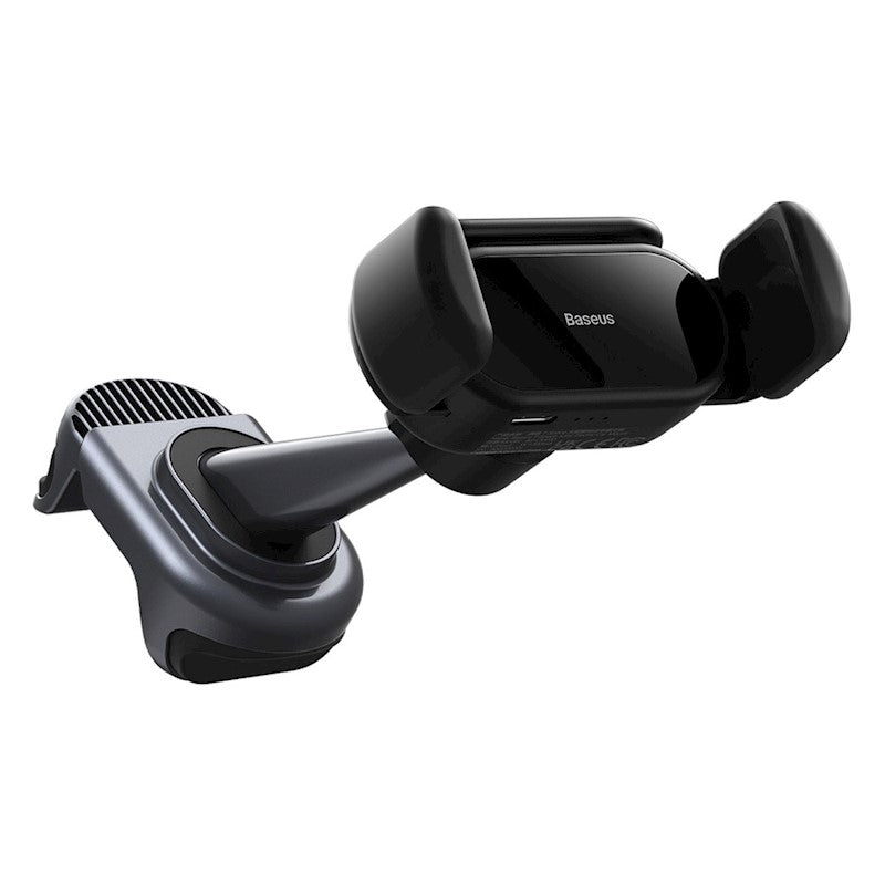 Baseus T-Space Car Holder, black, ventilation grille, solar