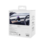 Baseus T-Space Car Holder, black, ventilation grille, solar