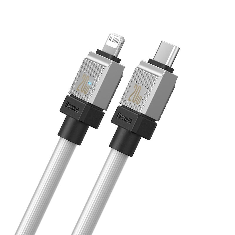 Baseus kabelis CoolPlay USB-C - Lightning 1m 20W balts