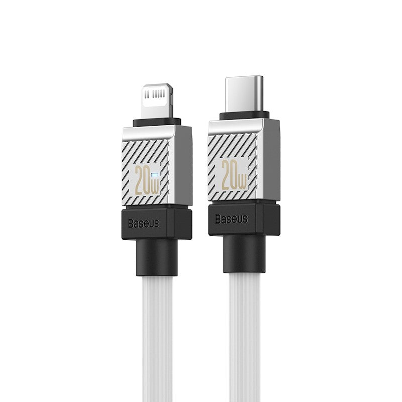 Baseus kabelis CoolPlay USB-C - Lightning 1m 20W balts