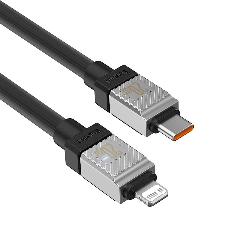 Baseus kabelis CoolPlay USB-C - Lightning 2m 20W melns