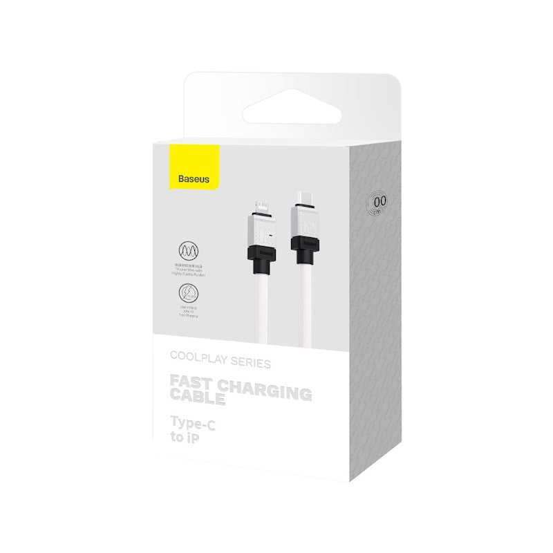 Baseus cable CoolPlay USB-C - Lightning 2m 20W white