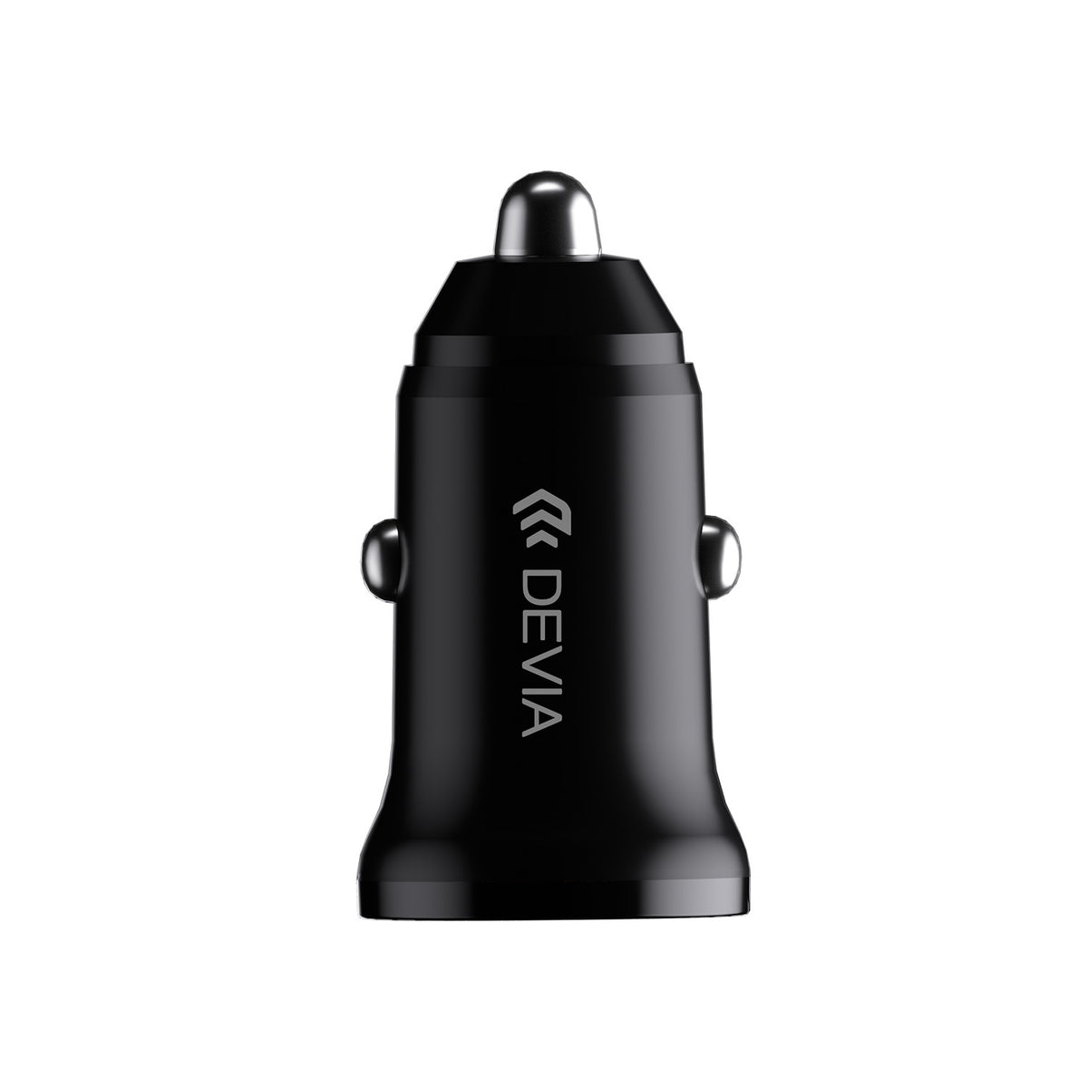 Devia Smart Mini auto lādētājs, 30W, USB-A+USB-C, PD/QC 3.0, melns