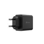 Devia Rocket PD sienas lādētājs ar 1 USB-C pieslēgvietu un USB-C–USB-C kabeli, 45 W, melns