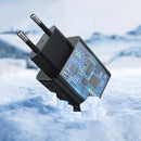 Devia Rocket PD 45 W sienas lādētājs ar USB-C pieslēgvietu, melns