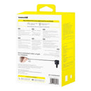 Baseus automašīnas lādētājs 2×USB-C, 60 W, melns