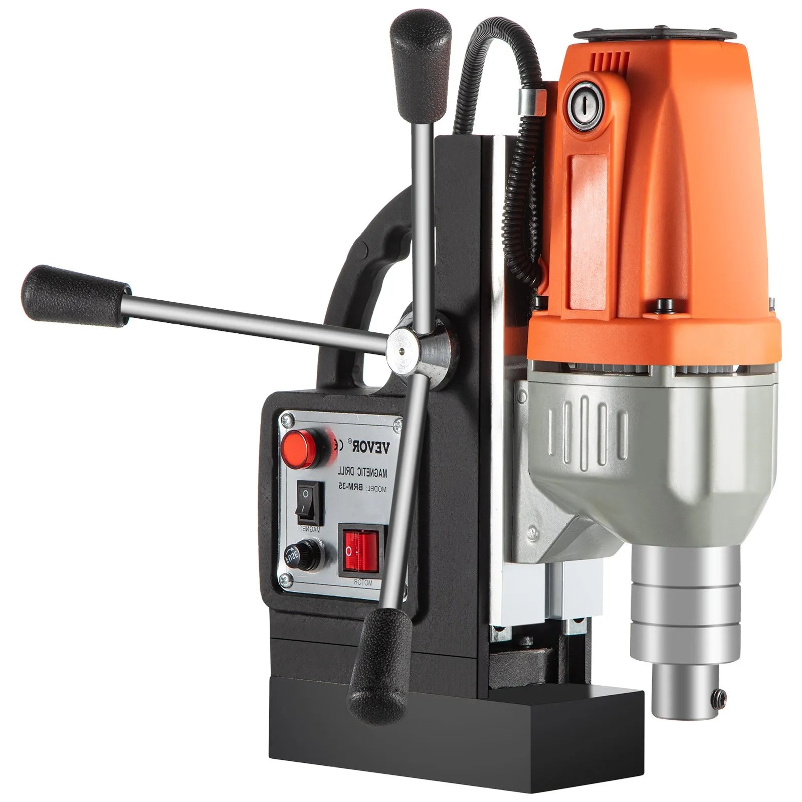 VEVOR 980 W magnētiskā urbjmašīna 220–240 V, metāla urbjmašīna ar 680 apgr./min., daudzfunkcionāla 35 mm serdeņa urbšanas un vītņgriešanas mašīna