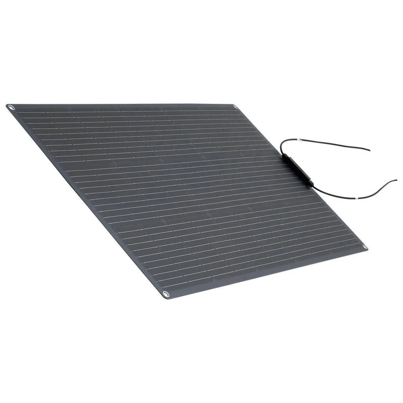 VEVOR elastīgs saules panelis 100 W, daļēji elastīgs lokāms monokristāliskais saules panelis ar 23 % efektivitāti, autonomais lādētājs ar MC4 savienojumu, IP67 ūdensizturīgs, paredzēts jūras transportam, kemperiem, automašīnām un izliektām virsmām