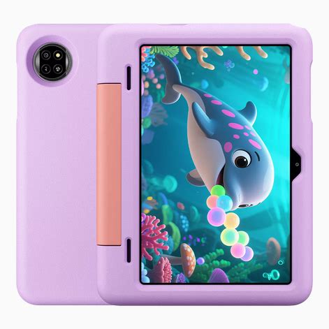 Blackview Tab 20 Kids bērnu planšetdators, 25,7 cm HD+ IPS, 4 GB RAM, 64 GB, Wi-Fi 5, 6600 mAh, Android 15, Unicorn Purple