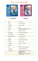 Blackview Tab 60 Pro Kids LTE bērnu planšetdators, 25,7 cm HD+ IPS 60 Hz, 4 GB RAM, 128 GB, 4G LTE, 7700 mAh, Android 15, Rose Pink