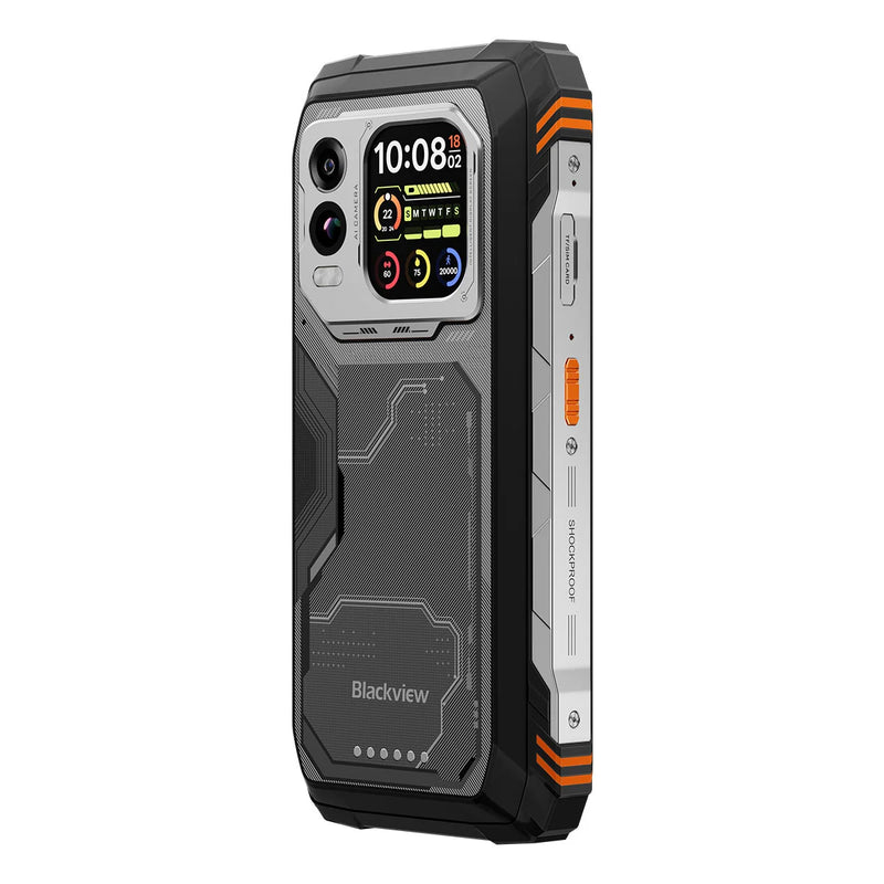 Blackview XPLORE 1 Pro 5G izturīgs viedtālrunis ar FLIR termokameru, 17,2 cm 120 Hz IPS, 12 GB RAM, 256 GB, 20 000 mAh, IP68/IP69K, melns