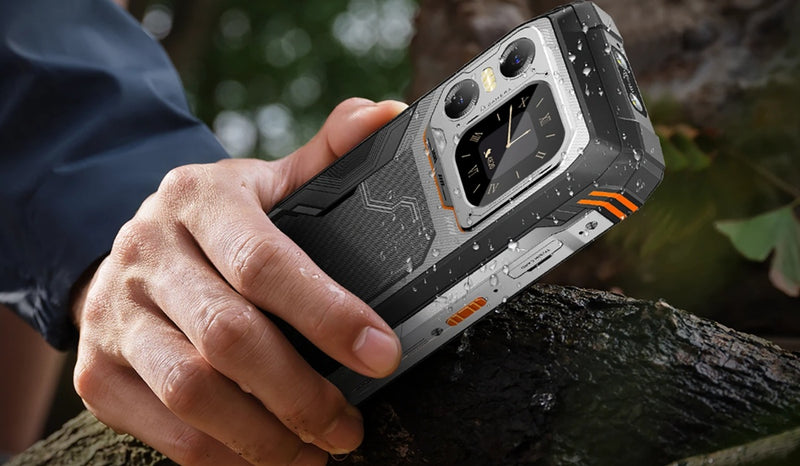 Blackview XPLORE 1 5G izturīgs viedtālrunis, 17,2 cm FHD+ IPS 120 Hz, 12 GB RAM, 256 GB, 64 MP + 20 MP nakts redzamības kamera, 20 000 mAh, Android 15, melns