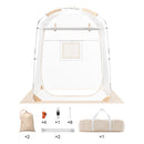 VEVOR 1.27 x 1.27 x 1.6 m dome sports tent - weatherproof, suitable for 1 person, transparent