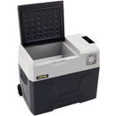 40L VEVOR automašīnas ledusskapis/saldētava, ideāls risinājums automašīnām, kravas automašīnām, treileriem, laivām, kā arī lietošanai mājās vai āra aktivitātēs, piemēram, ceļojumos, makšķerēšanā un kempingā.